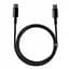 Кабель Baseus Tungsten Gold Fast Charging Data Cable USB-C to USB-C 100W 1m Black (CATWJ-01) [83771] - мініатюра 2