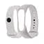 Силиконовый ремешок для Xiaomi Mi Band 3/4, 02 белый - миниатюра 1