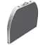 Стол Bo-Camp Case Model Oval 120x80 см серый (DAS303277) - миниатюра 3