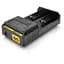 Зарядний пристрій універсальний Nitecore Intellicharger i2, 2 канали, LED інд., підтримує Li-ion, Ni-MH та Ni-Cd AA (R6), ААA (R03), AAAA, С (R14) - мініатюра 1