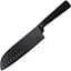 Кухонный нож Bergner Black Blade Сантоку 17,5 см (BG-8776) - миниатюра 1