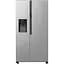 Холодильник Gorenje SBS, 179х70х92см, 2 двері, 376(190)л, А++, NF+, Інв., Зона св-ті, диспенсер, генератор льоду, Зовн. Диспл, нерж - мініатюра 1