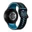 Ремешок для Samsung Galaxy Watch 6 40mm 6 44mm - черно-синий ширина крепления 20мм силикон Watchbands Scales (W35-4W432432) - миниатюра 2
