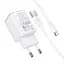 СЗУ Borofone BAS81A Star 10.5W (2USB-A) + кабель USB to Type-C White - миниатюра 4