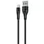 Кабель Proove Soft Silicone USB to Lightning 2.4A (2m) black - мініатюра 1
