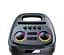 Портативна колонка ZXX-5509 з мікрофоном караоке RGB підсвічування пульт TWS/FM/USB Чорний - мініатюра 2