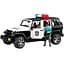 Поліцейський джип Bruder Wrangler Unlimited Rubicon із фігуркою поліцейського, 1:16 (02526) - мініатюра 1