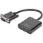 Адаптер Digitus VGA > HDMI (M/F), Full HD teh0018486 - мініатюра 1