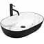 Умивальник Rea Cleo 60,5x41 black-aiax matt (REA-U6625) - мініатюра 1