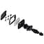 Держатель в машину Hoco CA65 Sagittarius Air Outlet черный (29792 black) - миниатюра 7