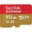 Карта памяти SanDisk 512GB microSD class 10 UHS-I U3 V30 Extreme (SDSQXAV-512G-GN6MA) - миниатюра 2