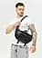 Велика чоловіча сумка бананка Sambag DynamicDart чорна 38 × 21 × 7 см (80411101m) - мініатюра 7
