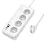 Сетевой удлинитель Hoco AC22 Sunlight 4-bit (PD30W/1C3A) Desktop Socket White - миниатюра 1