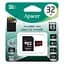 Карта пам'яті Apacer microSDHC (UHS-1) 32Gb class 10 V10 A1 R100MB/s + SD adapter Black - мініатюра 2