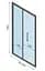 Душова кабіна Rea Rapid Fold 90x80 black REA-K6422 + REA-K6418, Чорний матовий, Універсальна, прозрачний, Чорний матовий - мініатюра 6