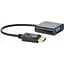 Адаптер Cablexpert DisplayPort - VGA 0.15м black (A-DPM-VGAF-02) - мініатюра 1