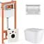 Набір Q-tap Nest 4 в 1 підвісний унітаз Tern Ultra Quiet 525x345x360 + комплект інсталяції QT17332303AW47506 - мініатюра 1