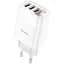 Мережевий зарядний пристрій Hoco C93A 3-USB White [112164] - мініатюра 1