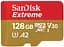 Карта пам'яті microSD 128GB C10 UHS-I U3 R190/W90MB/s Extreme V30 SanDisk teh0013307 - мініатюра 1