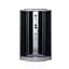 Душовий бокс без гідромасажу Mixxus Strong SB02-90x90x215-GR Satin з низьким піддоном MI6887, Хром матовый, тонований, хром матовий - мініатюра 1