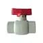 Шаровой кран (мини) Kalde PPR ф20 красный 000017433 - миниатюра 1