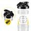 Шейкер спортивний 4FIZJO PRO 650 мл White/Black (P-5905973407007) - мініатюра 5