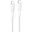 Кабель Belkin USB-C > USB-C заряджання/синхронізації 1м, 240Вт, Type-C, плетений, білий teh0013627 - мініатюра 1