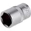 Головка торцевая шестигранная Intertool 17 мм x 1/2" матовая - миниатюра 1