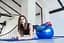 М'яч для фітнесу (фітбол) Power System PS-4011 Ø55 cm PRO Gymball Blue (PS-4011_55cm_Blue) - мініатюра 4
