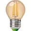 Світлодіодна лампа філамент Eurolamp G45 5W E27 4000K (deco) акція 1+1 (MLP-LED-G45-05274(Amber)) - мініатюра 2