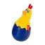 Игрушка для собак Цыпленок-неваляшка из пищалки GiGwi Egg текстиль резина 14 см - миниатюра 1
