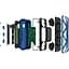 Портативная акустика EMIE Lambo bluetooth speaker Blue - миниатюра 5