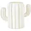 Ваза декоративна МВМ My Home, 11 см, біла (DH-FLOWERS-02 WHITE) - мініатюра 1