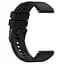 Ремінець для Samsung Galaxy Watch 6 40mm 6 44mm - чорний ширина кріплення 20мм силікон Watchbands GT (W45-3WB24051424) - мініатюра 3