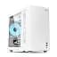 Корпус 2E Credo Plus (V350WG), White, без БЖ, Mini Tower, для Micro ATX / Mini ITX, 1xType-C / 1xUSB 3.0 / 1xUSB 2.0, макс. CPU - 165 мм / VGA - 350 мм, 3x120 ARGB, бічна панель із загартованого скла (2E-V350WG) - мініатюра 1