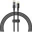 Кабель Baseus Explorer with Auto Shutdown USB-C to USB-C 100w 2m Cluster Black (P10319704111-00) [155540] - мініатюра 1