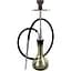 Кальян Trumpet Hookah Silver (колба Drop Brown) - мініатюра 2