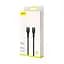Кабель Baseus Cafule Cable Type-C to lightning PD 18W 1 м Сірий+Чорний - мініатюра 2