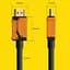 Кабель Hagibis HM04 HDMI to HDMI 2.1 2m Black/Orange [606522] [136952] - мініатюра 4