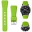 Силіконовий ремінець Watchbands для Samsung Gear S3 Samsung Galaxy Watch 46mm Silver - зелений (WB001GREEN20) - мініатюра 1