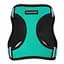 Шлея для собак Bronzedog Sport Vest S 20х16х3 см бирюзовая - миниатюра 3