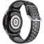 Ремінець для Samsung Galaxy Watch FE - чорно-сірий ширина кріплення 20мм силікон перфорація розмір LOnis (FEWB28240440) - мініатюра 1