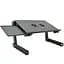 Стіл-підставка для ноутбука Voltronic LV-DN01 Aluminium Laptop Table 2xUSB FAN - мініатюра 1