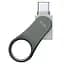 Флеш-накопичувач Silicon Power USB 32G usb3.1+TypeC DriveMobile C80 Silver (SP032GBUC3C80V1S) - мініатюра 2