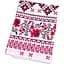 Рушник вафельний MirSon №514 Waffle Red ornament 50х30 см (2200006723547) - мініатюра 1