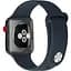 Ремешок Uwatch Silicone Strap for Apple Watch 42/44 mm Midnight Blue - миниатюра 2