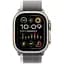Смарт-годинник Apple Watch Ultra 2 GPS + Cellular 49mm Titanium Case with Green/Gray Trail Loop-M/L (MRF43) - мініатюра 2