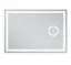 Дзеркало Mixxus Premium QUADRO MR20-100x70 (LED Touch, Anti-fog, лінза) (MP6622) - мініатюра 2