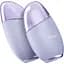 Масажер для очей та обличчя GESKE Cool & Warm Eye and Face Massager 7 в 1 фіолетовий - мініатюра 3