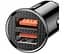 Автомобільний зарядний пристрій Baseus Circular 2xUSB PPS 5A (CCALL-YD01) Black [47323] - мініатюра 2